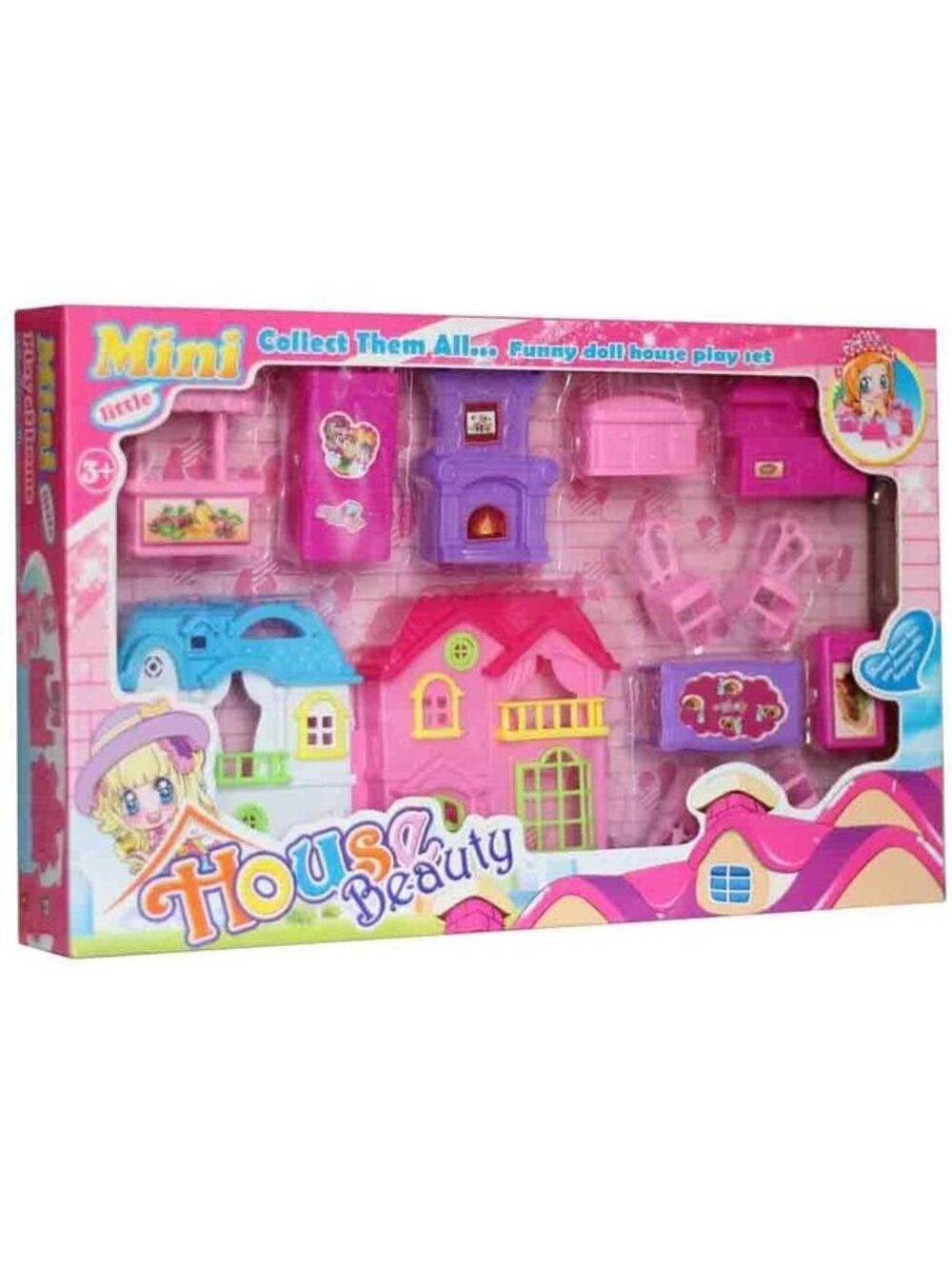 Mini Little House Beauty Doll House Set and Pieces - BRAND NEW